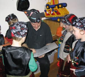 voorlezen piraten kinderfeest