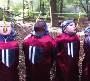 ridderfeest snoep happen