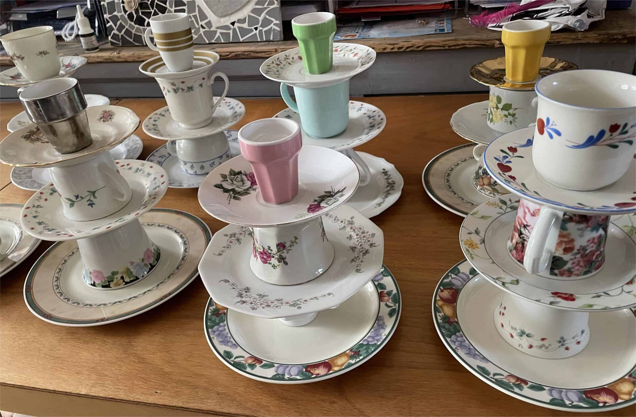 WORKSHOP ETAGERE MAKEN MET KOP EN SCHOTELS