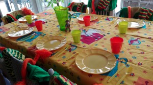gezellige tafel Pippi Langkous feest